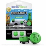 Confezione da 2 levette analogiche ad alte prestazioni per Minecraft - STEELSERIES - KontrolFreek - Edizione Creeper - Controller Xbox Series e Xbox One - Verdi