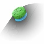Confezione da 2 levette analogiche ad alte prestazioni per Minecraft - STEELSERIES - KontrolFreek - Edizione Creeper - Per Joy-Con Switch 2 - Verdi - immagine 5