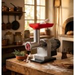 Tritacarne elettrico - PRO - N. 12 - 480 W - Tramoggia Moplen - immagine 2