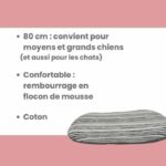Cuccia per cani - TYROL - Cuscino ovale Toronto - 80 x 48 x 3 cm - immagine 3