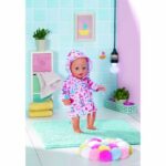 Accappatoio - BABY BORN - Design parco acquatico - Con cappuccio e appendiabiti - Per bambole da 43 cm