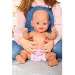 Pannolini lavabili - BABY BORN - Chiusura in velcro - Fantasia stelle e cuori - Confezione da 2 - Per bambole da 36 cm - immagine 2