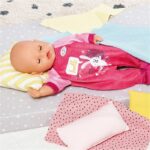 Tutina Baby Born - Rosa - Fantasia Coniglietto - Con Gruccia - Per Bambole da 43 cm - immagine 2