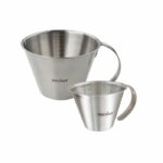 Set di 2 misurini graduati - ZENKER - Acciaio inossidabile - 250 ml e 1 litro