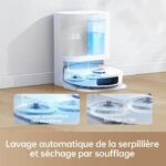 DREAME L10 Prime - Robot Aspirapolvere - Pulizia Automatica - Autonomia 210 min - Aspirazione 4000Pa - Serbatoio 450mL - immagine 4