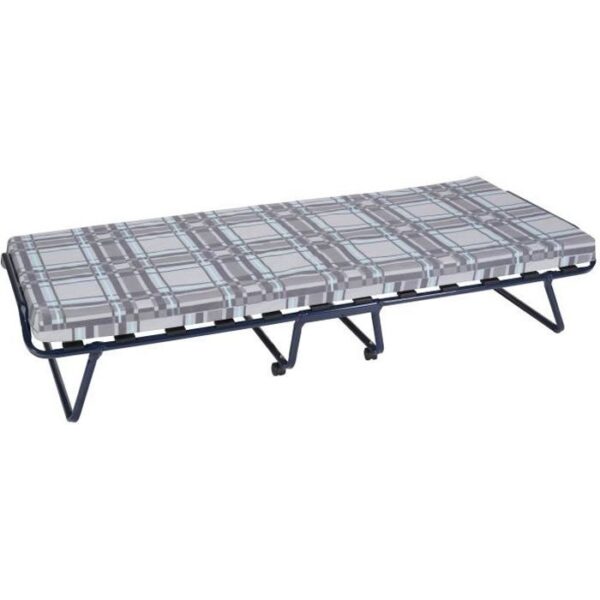 SEDAC Folding bed 12 slats 80x190cm Foam mattress 8cm
