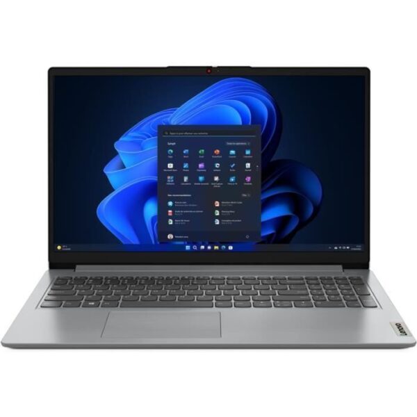 Lenovo Ultrathin 15 82R400K8FR Laptop | 15'' FHD 220N - Ryzen 5-5500U - 8GB DDR4 RAM - 256GB SSD Windows 11 - AZERTY