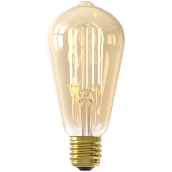 Calex Edison LED Filament connected bulbs ST64 amber E27