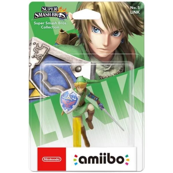Amiibo Figure - Link N°05  Super Smash Bros. Collection.