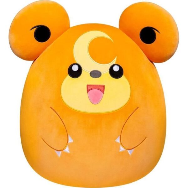 Plush - BANDAI - Pok�mon - Squishmallows 50 cm - Teddiursa - Large ultra-soft plush - Official Pok�mon license