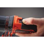 BLACK & DECKER - Percussion Drill - Li Ion Battery 2x18 V + 80 Accessories in Box - Black and Orange - Image 3