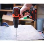 BLACK & DECKER - Percussion Drill - Li Ion Battery 2x18 V + 80 Accessories in Box - Black and Orange - Image 4