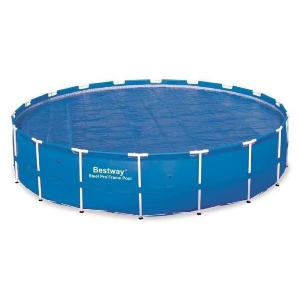 BESTWAY - Bâche solaire - Frame Pool - Diametre 521cm - 150grs/m2 - Bleu