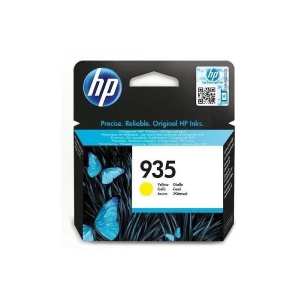 HP 935 Genuine Yellow Ink Cartridge for HP OfficeJet 6230/6820/6830 (C2P22AE)