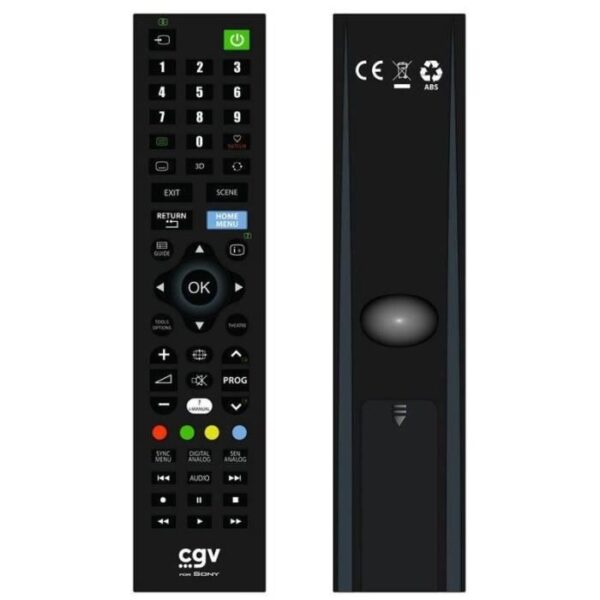 Replacement remote control - CGV - FIDELIO Sony - For Sony televisions - Without programming - Ready to use