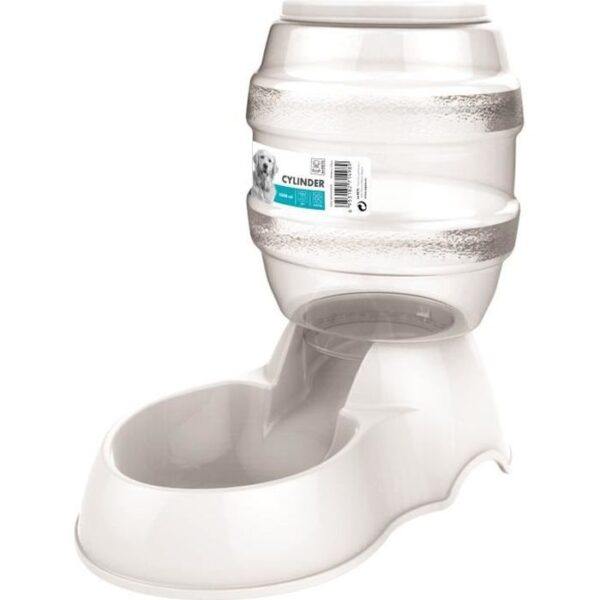 M-PETS Cylinder Crochet Dispenser - 3500ml - White - For Dog