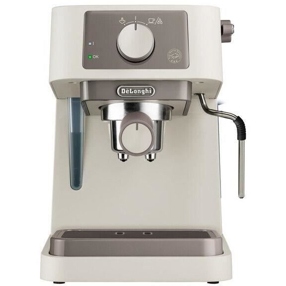 Espresso machine - DELONGHI - STILOSA EC235.CR - Solo pump - Stainless steel kettle - ESE compatible - Steam nozzle - Cream finish