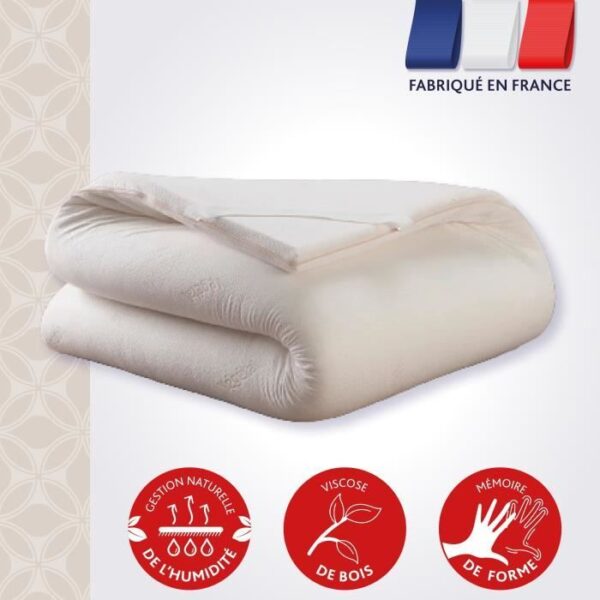 DODO Le V�g�tal mattress topper - Removable cover - 140x190 cm