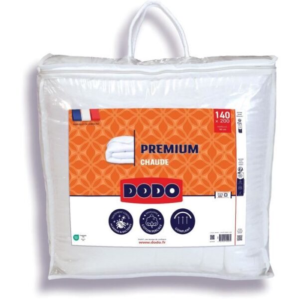 Piumino caldo - DODO - PREMIUM - 220 x 240 cm - 250G/M² - Bianco