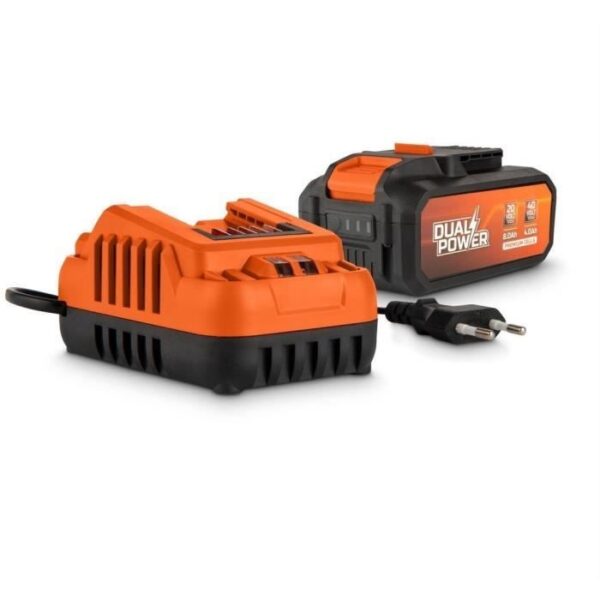 Battery and charger - Dual Power - POWDP90640 - 2.5Ah/5.0Ah 2x20V battery and charger - Cordless DIY tools