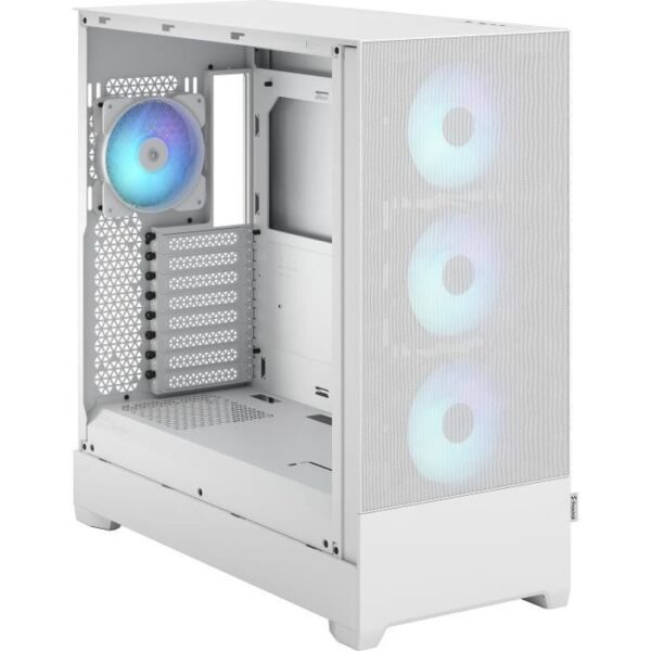 PC case - FRACTAL DESIGN - Pop XL Air RGB White TG - White (FD-C-POR1X-01)