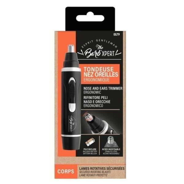 FRANCK PROVOST - 0579 - Barb'Xpert nose and ears trimmer - Battery powered - Black