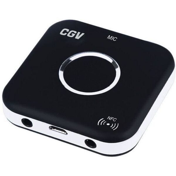 T & Cs 50903 MyBTplayer Bluetooth Receiver 1.0 - Hands-free kit - NFC - 2 3.5mm jack outputs - Black