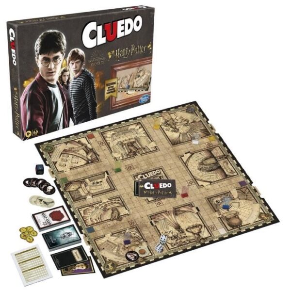 Cluedo Harry Potter, Jeu de Plateau, 5 joueurs, Des 8 ans, Hasbro Gaming : édition Wizarding World