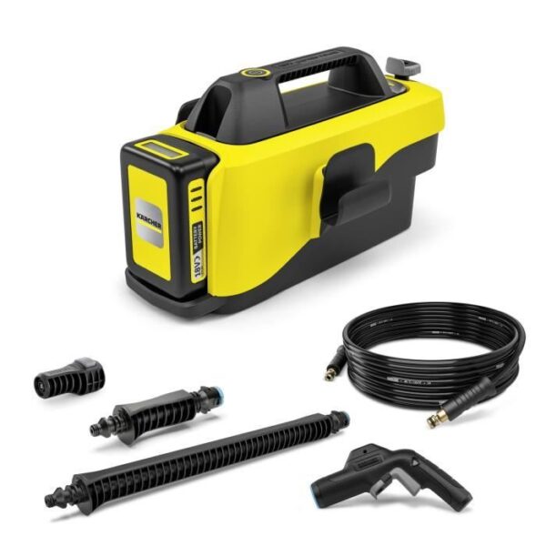 Idropulitrice mobile a media pressione OC 6-18 (con batteria 18 V/2,5 Ah + caricabatteria di serie)