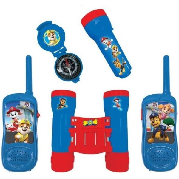 LA PAT 'PATROUILLE - Adventurer's kit - Walkie-Talkie range 120m, binoculars and compass
