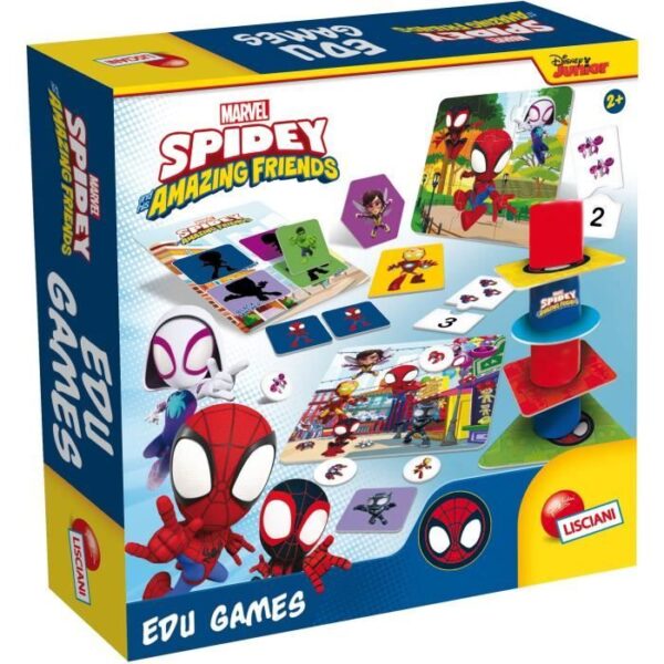 Collection of 10 educational games for the little ones - Spidey - Edu Games - LISCIANI