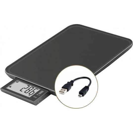 Bilancia culinaria - Slide 10 - Nera - USB - Riparabile