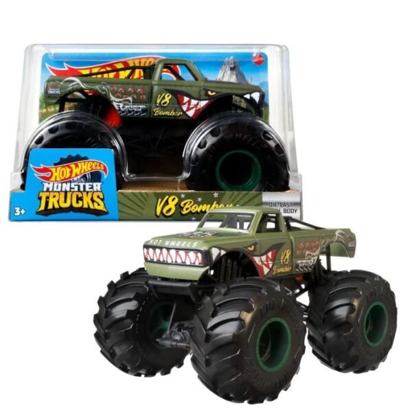 Hot Wheels - Monster Truck 1:24 (Random Model) - Small Car - 3 years and up - Hot Wheels - FYJ83