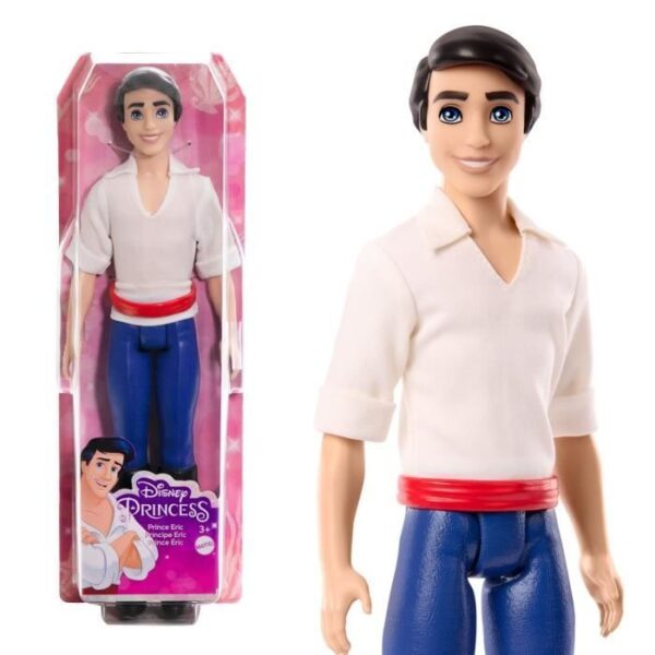 Bambola Principe Eric - Principessa Disney - Modello HLV97 - Bambola alla moda Disney