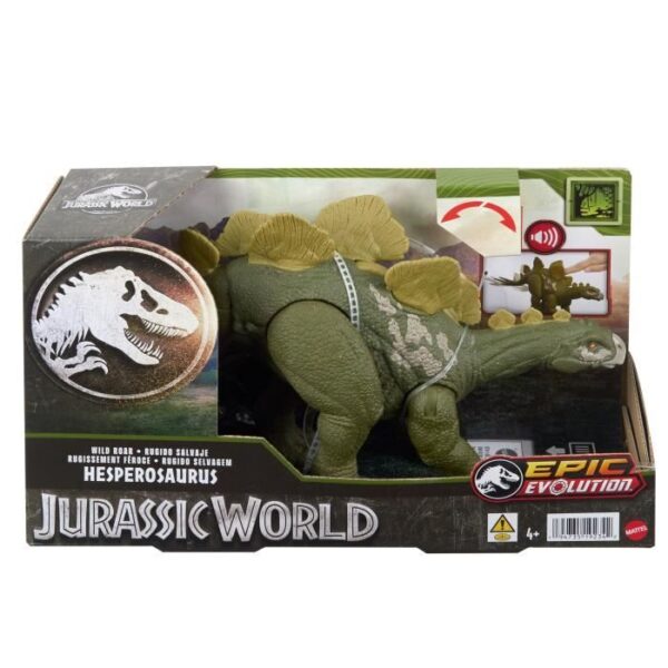 HESoeRISAURUS SOUND - MATTEL - HTK69 - DINOSAUR JURASSIC WORLD