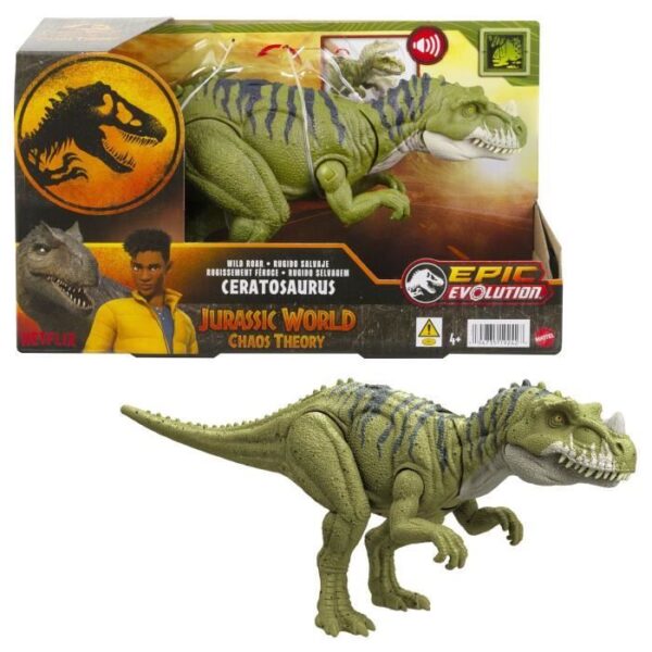 Jurassic World - Ceratosaurus Fierce Roar - Action Figure HTK74