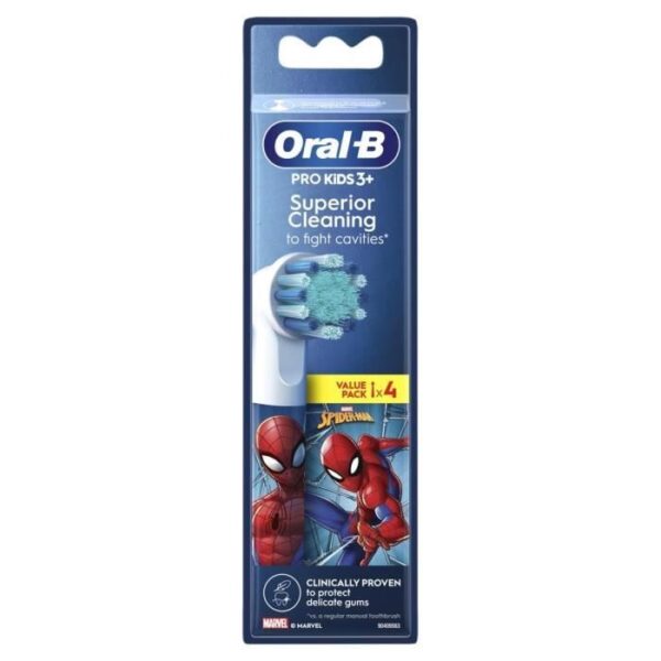 Oral-B Pro Kids Brushes Spiderman/Frozen, Pack of 4 Units