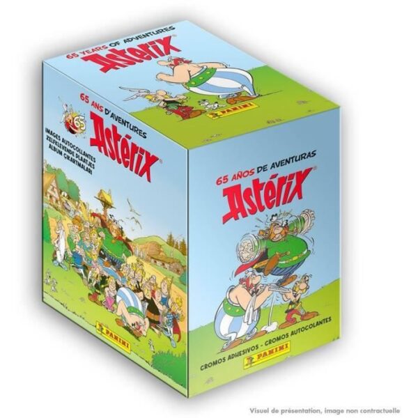 Box of 36 pockets - PANINI - Asterix (65th anniversary) - 180 stickers