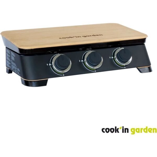 Gas plancha 2B - COOK'IN GARDEN - DUNE 70 - 3 burners