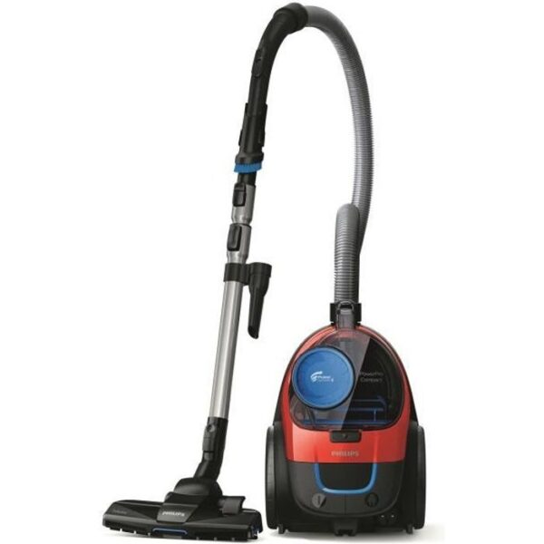 PHILIPS FC9330 / 09 Aspirapolvere compatto senza sacco PowerPro - 650W - 79 dB - A - Rosso