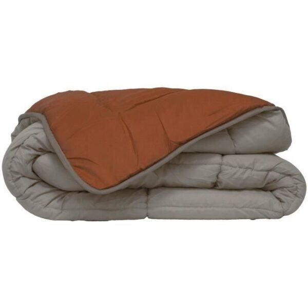 CALGARY Hot duvet microfiber 400g/m² Rande & ginger & ginger 200x200cm