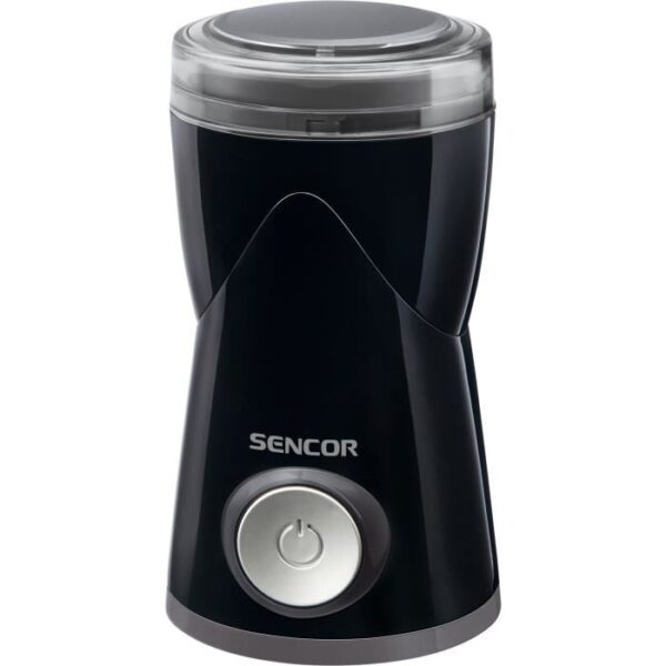 Macinacaffè elettrico - SENCOR - SCG 1050BK - 150 W - Capacità 50 g - Finezza caffè macinato regolabile - Nero