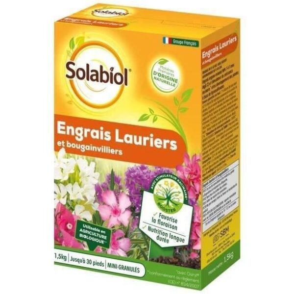 SOLABIOL SOLAURY15 Laurel And Bougainvillea Fertilizer - 1.5 Kg