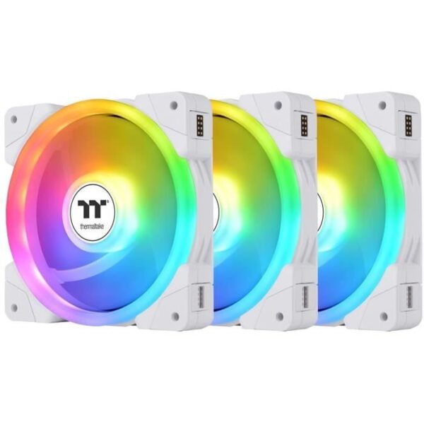 THERMALTAKE SWAFAN EX12 ARGB Sync (bianco) - Ventola da 120 mm per case del PC