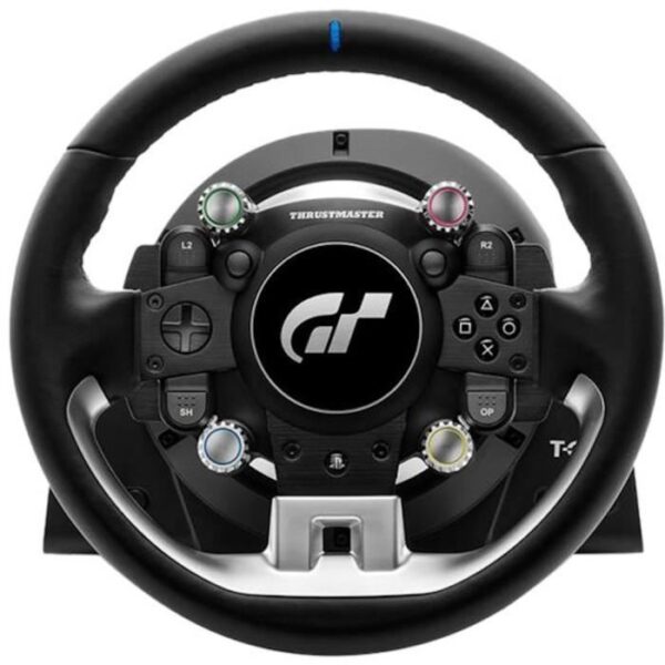 Thrustmaster T-GT II, steering wheel officially licensed for PlayStation 5 and Gran Turismo, with 3 pedal crankset (PS4, PC compatible)