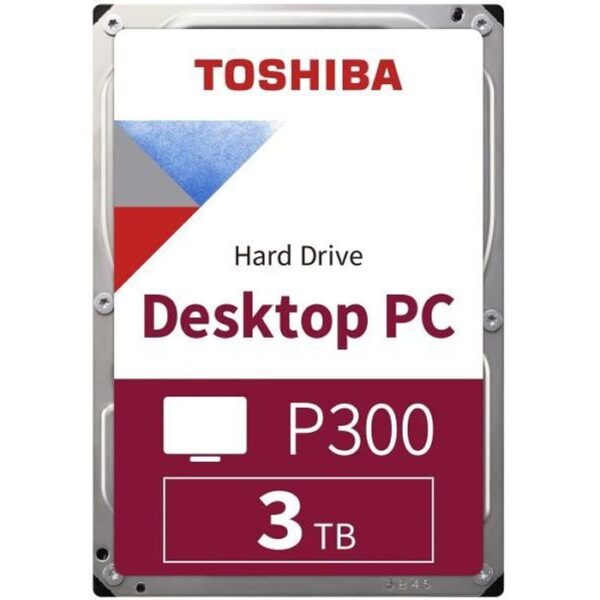 TOSHIBA - Internal Hard Disk Drive - P300 - 3TB - 7,200 RPM - 3.5 (HDWD130UZSVA)