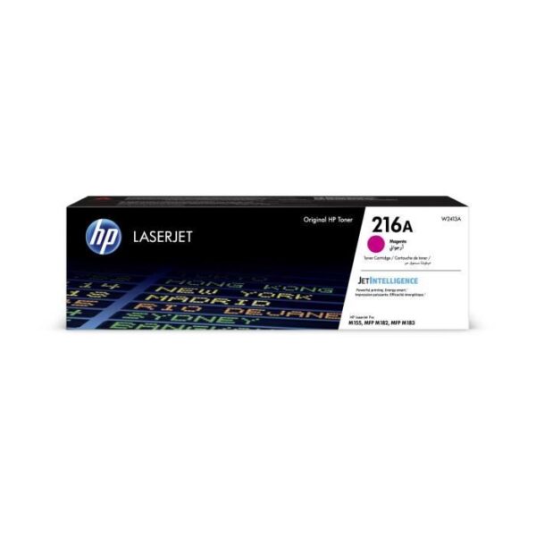 HP 216A Magenta Original LaserJet Toner Cartridge (W2413A) for HP Color LaserJet Pro MFP M182 / M183