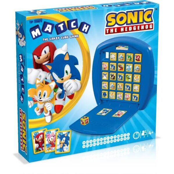Match Sonic the Hedgehog - Board game - WINNING MOVES - Observation and tactics game with the characters from the Sonic video game