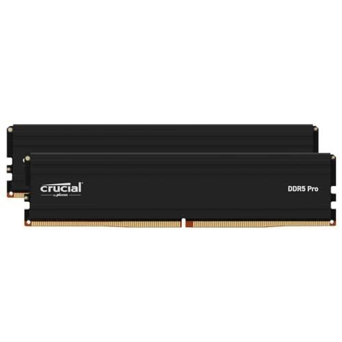 RAM memory - CRUCIAL - Pro DDR5 32GB Kit (2x16GB) - 6000MHz - Intel XMP 3.0 - 32GB DDR5 - CP2K16G60C48U5