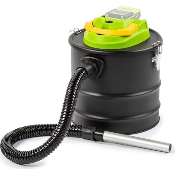 Cordless ash vacuum cleaner - FIELDMANN - 20V - Washable HEPA filter - Battery and charger not included